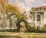 William Woodward Woodward House, Lowerline and Benjamin Streets oil painting